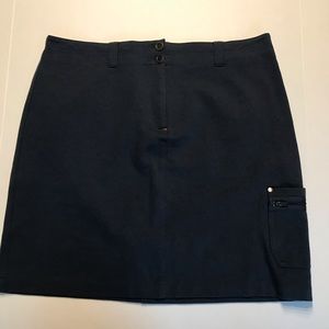 Title Nine Teal Blue Cargo Stretch Skirt Size 14.